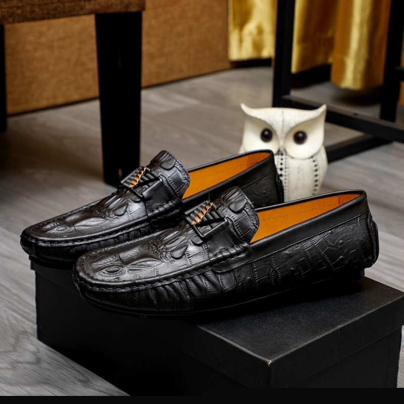 H**mes leather shoes